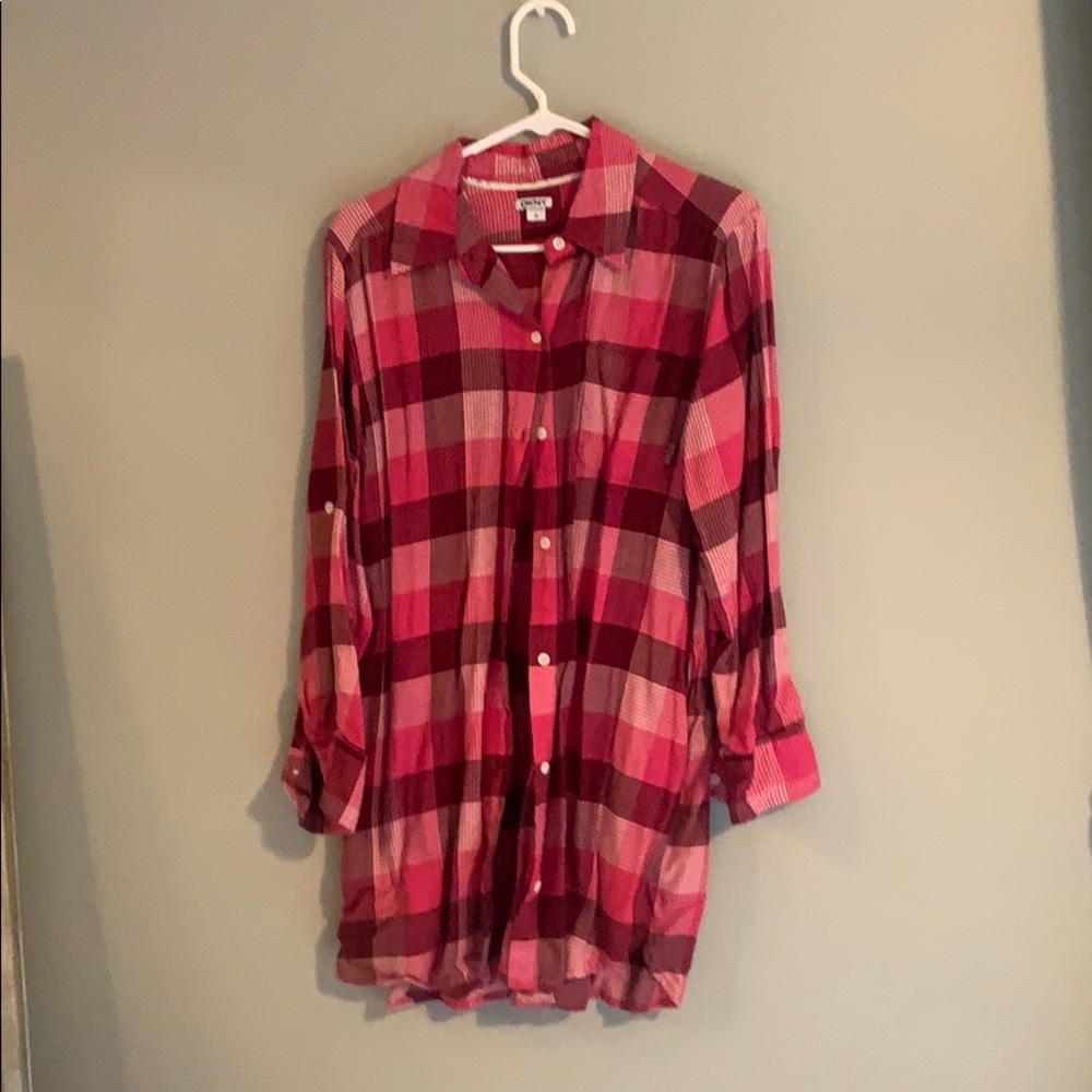 DKNY plaid